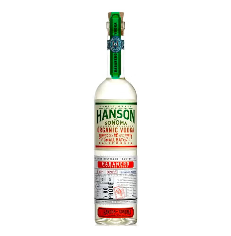 89 Points - Hanson Organic Habanero Vodka