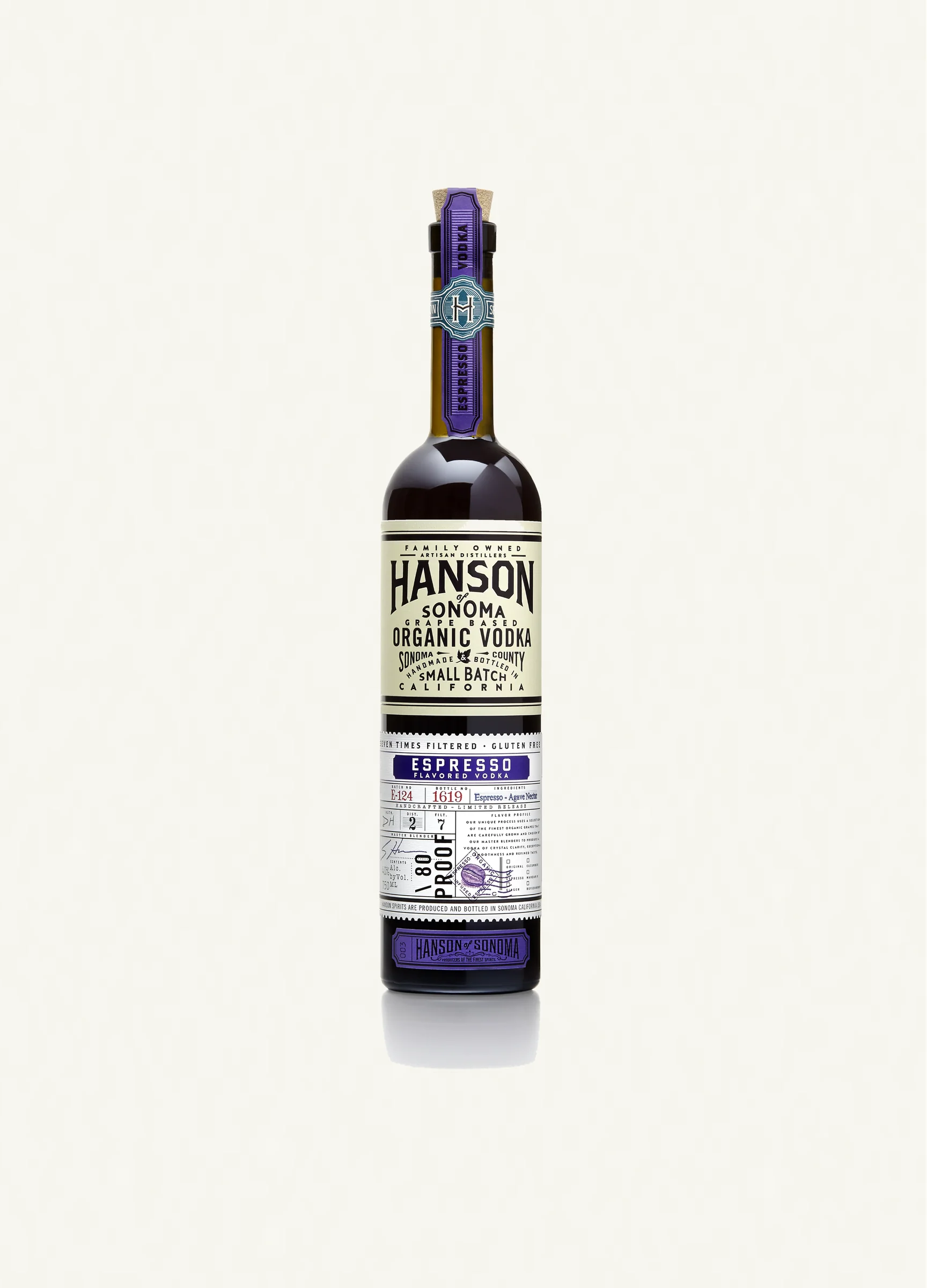 Hanson Espresso Vodka plain bottle