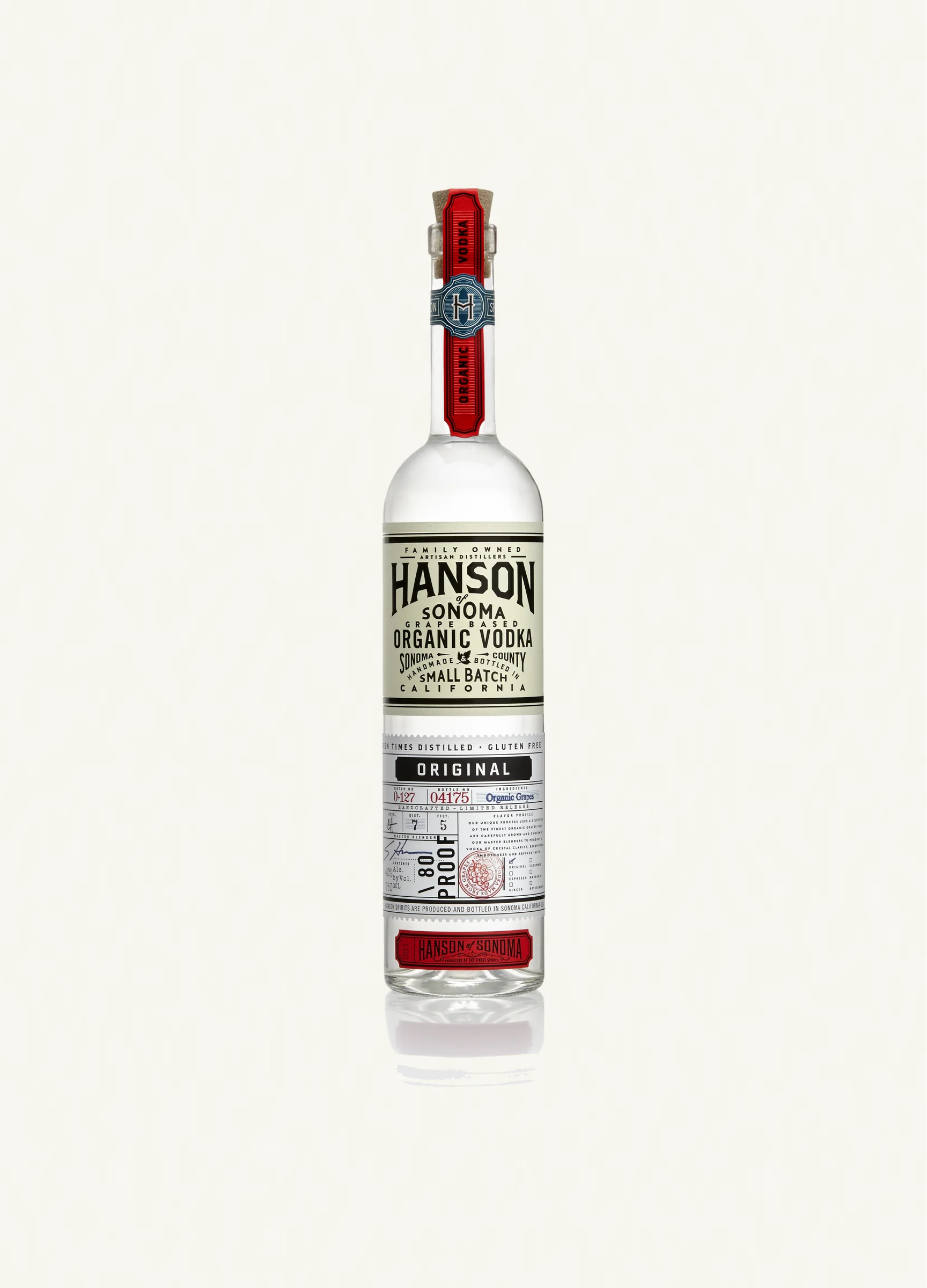 Hanson Original Vodka plain bottle
