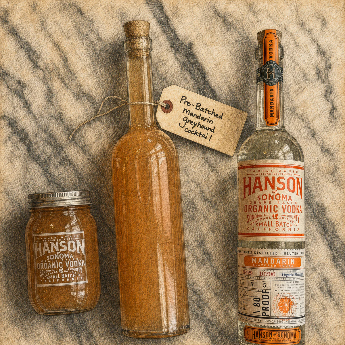 Hanson of Sonoma pre-batched cocktail club