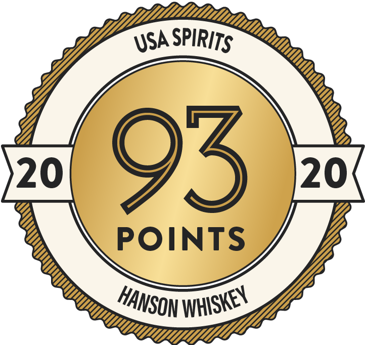 - [ ] USA Spirits 2020 - 93 Points Hanson Whiskey
