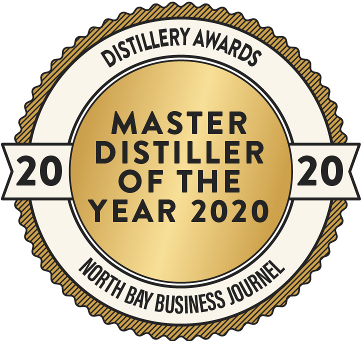 - [ ] North Bay Business Journal Distillery Awards 2020 - Master Distiller of the Year 2020