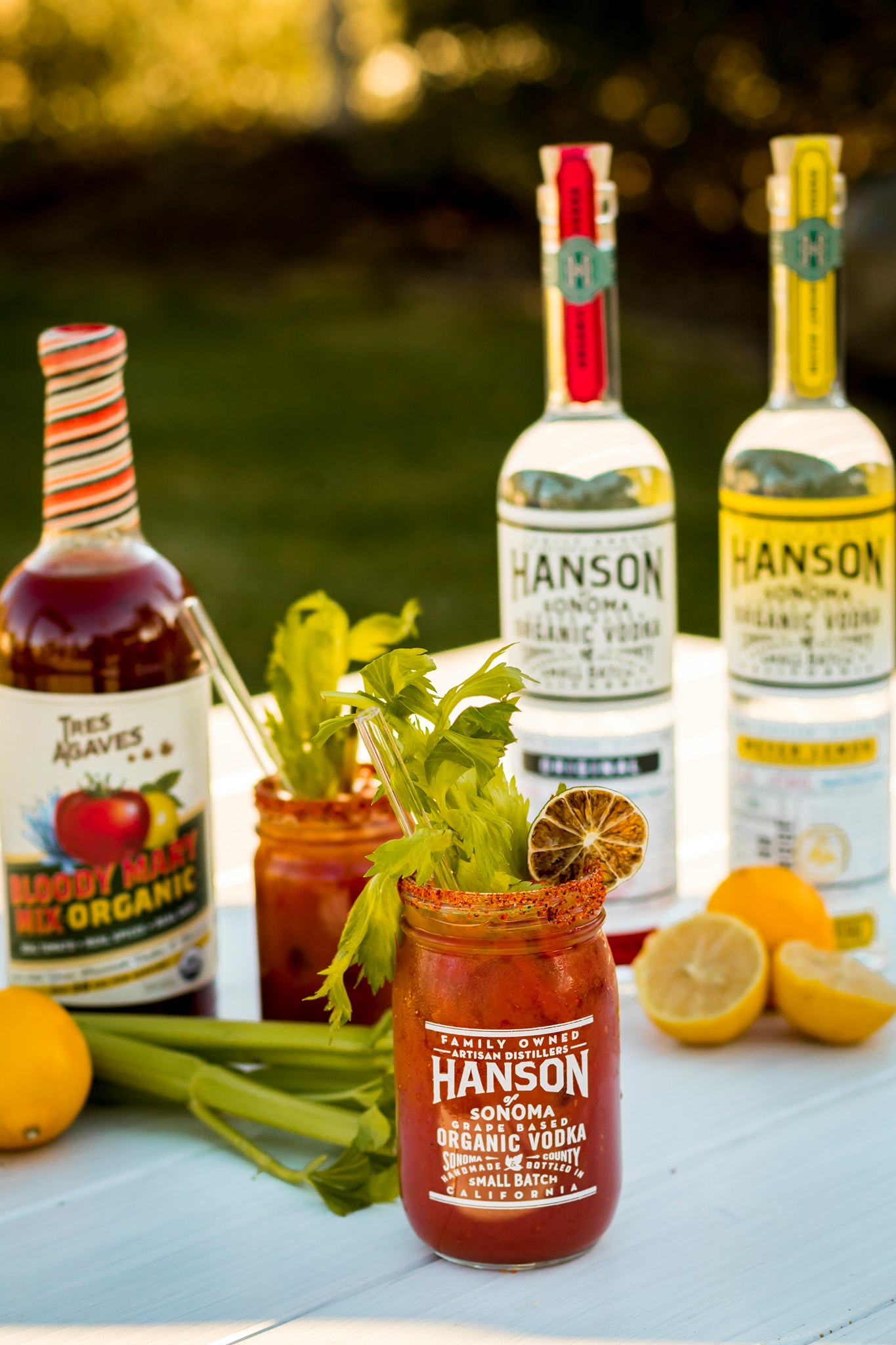 Unique Bloody Mary cocktail garnishes